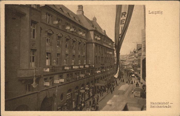Leipzig Handelshof Reichsstr. Fahne