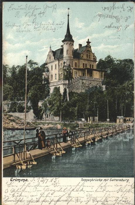 Grimma Gattersburg u.Tonnenbrücke