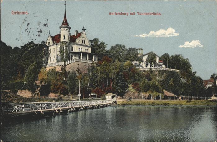 Grimma Gattersburg u.Tonnenbrücke