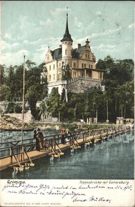 Grimma Gattersburg u.Tonnenbrücke