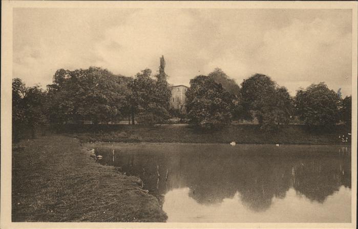 Grimma Forsthaus Böhlen mit Teich