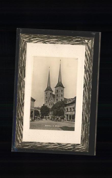 Grimma Kirche u.Pferdegespann