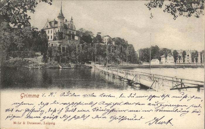 Grimma Gattersburg u.Tonnenbruecke