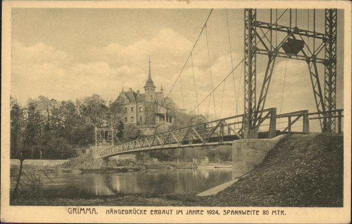 Grimma Hängebrücke