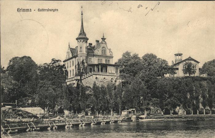 Grimma Gattersburgen mit Tonnenbrücke