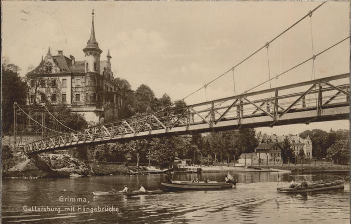 Grimma Gattersburg mit Hängebrücke