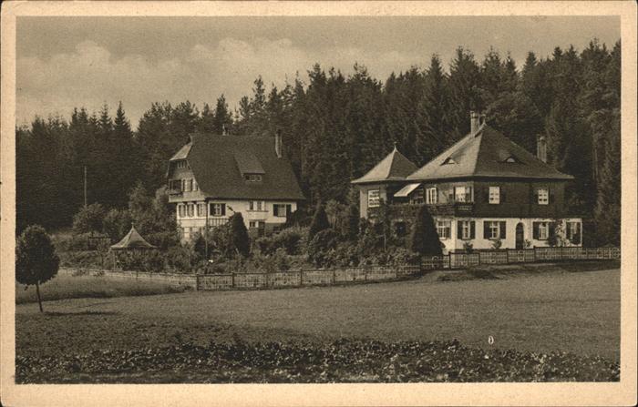 Koenigsfeld Schwarzwald Haus Waldfrieden