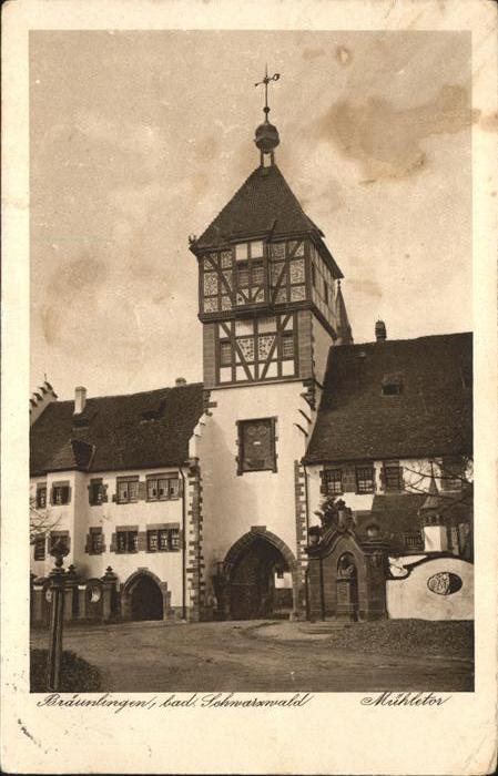 Braeunlingen Schwarzwald Mühletor