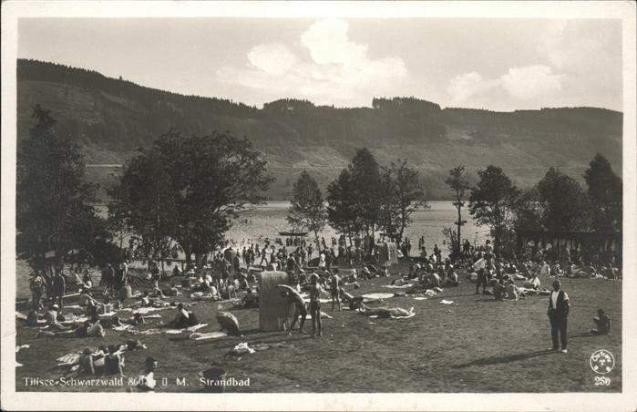 TITISEE Schwarzwald BW Schwarzwald Strandbad