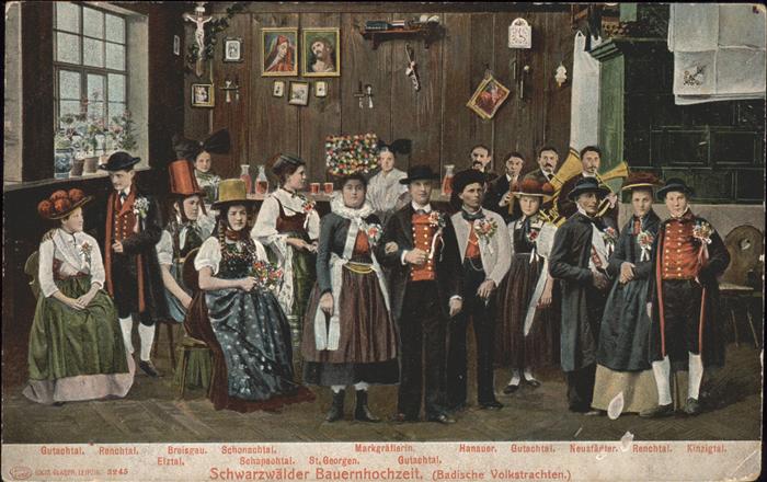 Gutach Schwarzwald Schwarzwälder Bauernhochzeit Volkstrach