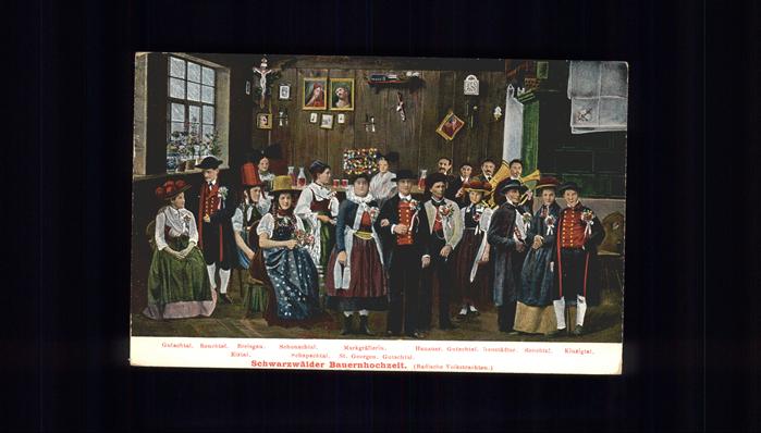 Gutach Schwarzwald Schwarzwälder Bauernhochzeit Tracht