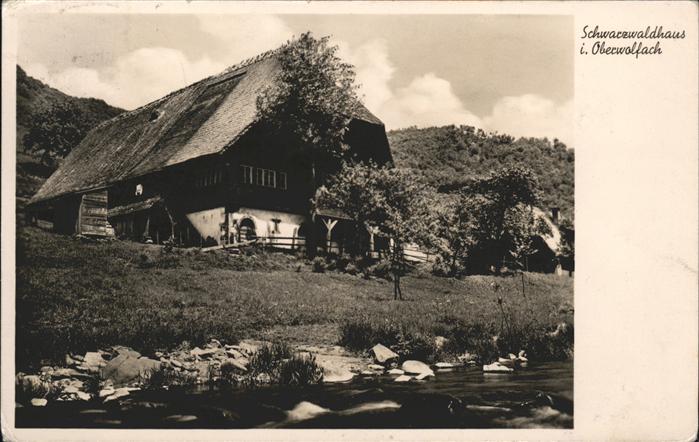 Oberwolfach Schwarzwaldhaus
