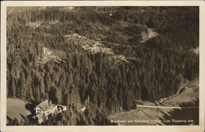 Notschrei Waldhotel Fliegeraufnahme