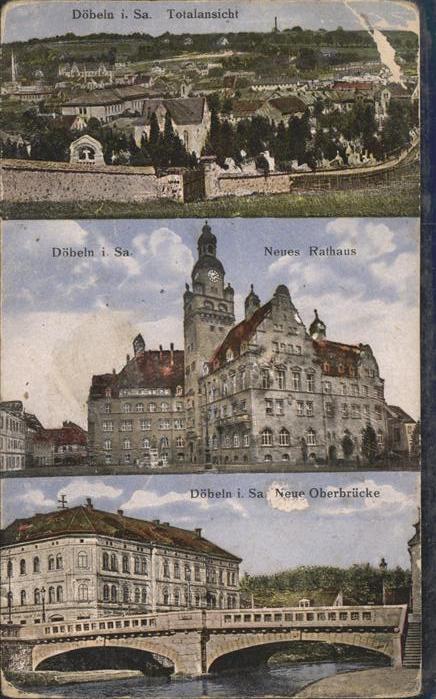 Doebeln Neues Rathaus Totale Neue Oberbrücke