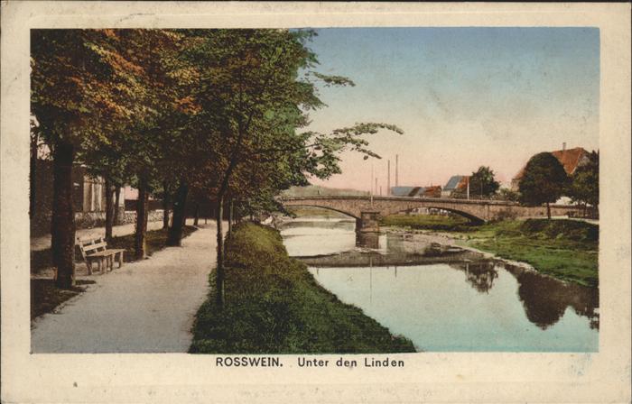 Rosswein Sachsen Unter den Linden