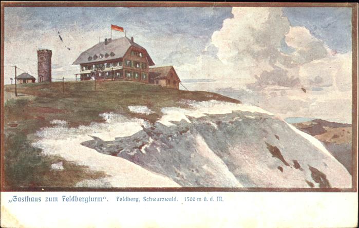 Feldberg Schwarzwald Gasthaus zum Feldberg Fahne