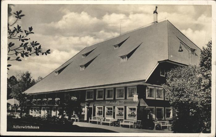 Hinterzarten Breisgau-Hochschwarzwald BW Adlerwirtshaus
