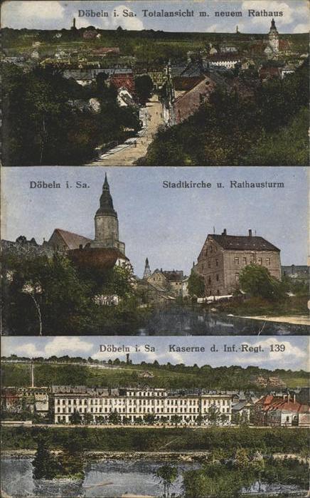 Doebeln Rathaus Stadtkirche