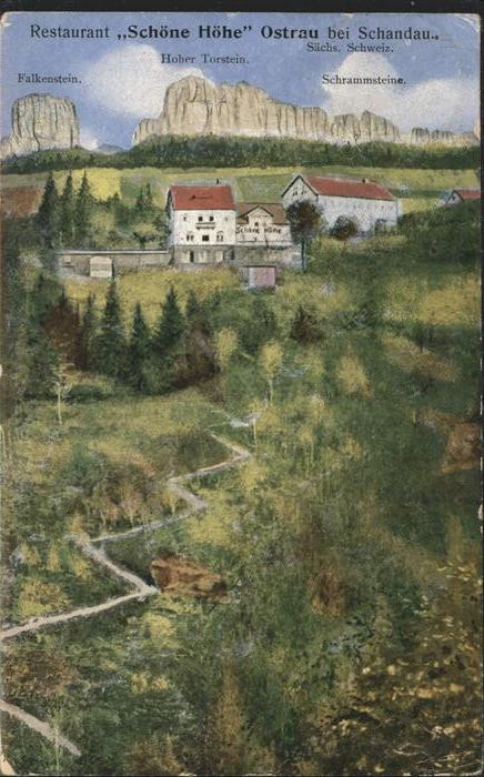 Ostrau Bad Schandau Falkenstein Hoher Torstein