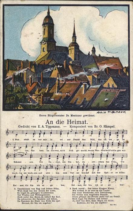 Rosswein Heimatlied Dr. Meutzner Bürgermeister L