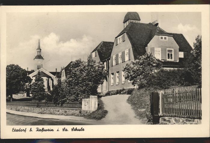 Etzdorf Sachsen Rosswein Schule