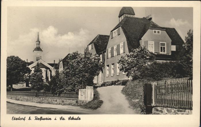 Etzdorf Sachsen Rosswein Schule
