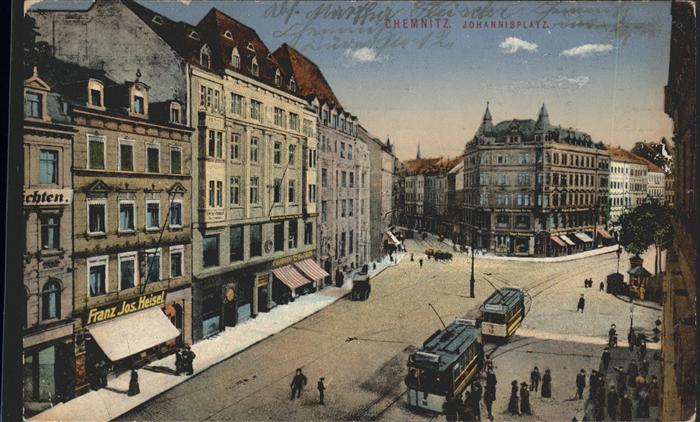 CHEMNITZ Sachsen Strassenbahn Johannisplatz