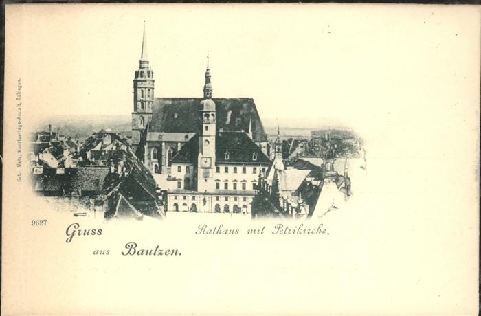 Bautzen Sachsen Rathaus Petrikirche