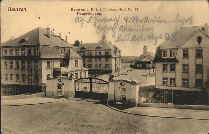 Bautzen Kaserne Haupteingang