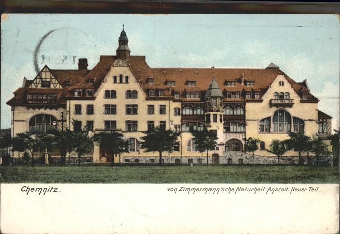 Chemnitz Zimmermannsche Naturheil Anstalt