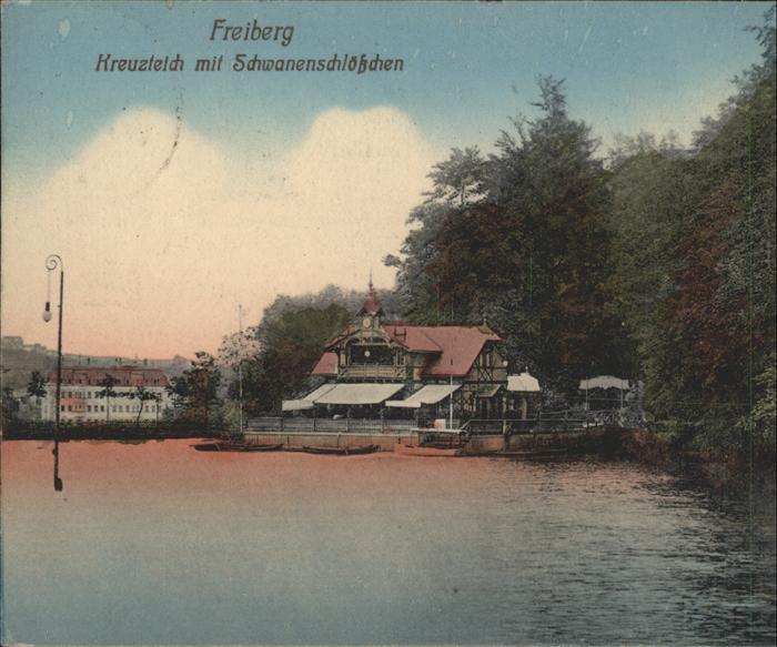 Freiberg Kreuzteich SChwanenschlösschen