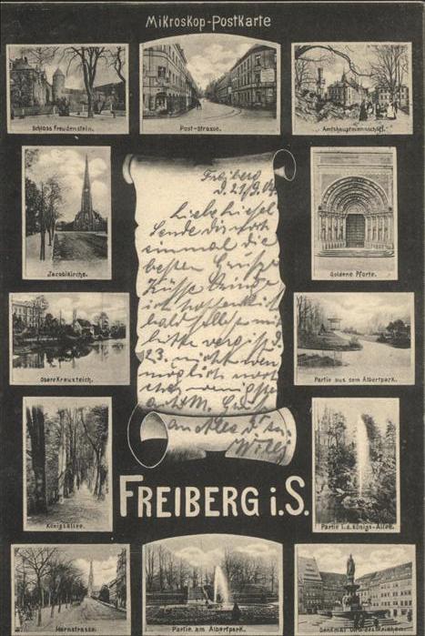 Freiberg Schloss Freudenstein Post-Strasse Golde