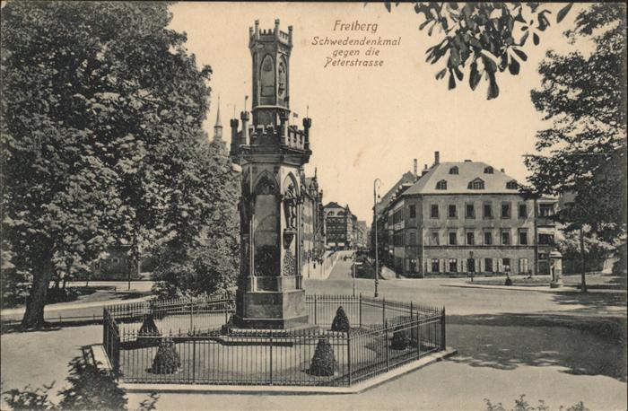 Freiberg Schwedendenkmal Peterstrasse