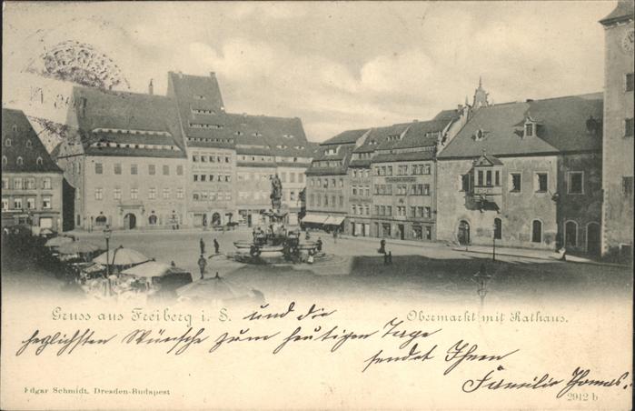 Freiberg Obermarkt Rathaus