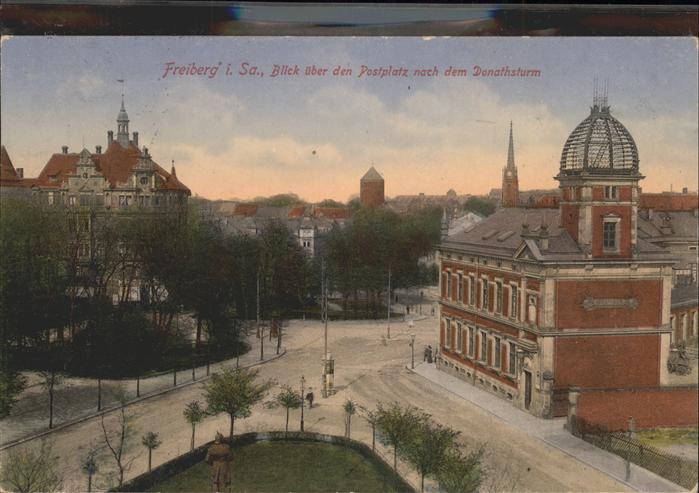 Freiberg Postplatz Donatsturm