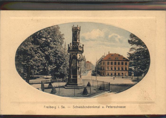Freiberg Schwedendenkmal Petersstrasse