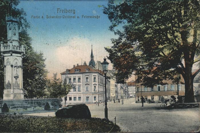 Freiberg Schweden-Denkmal Petersstraße