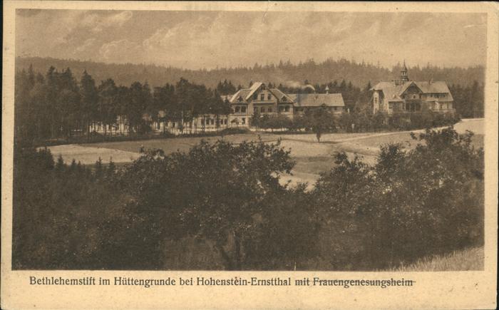 Hohenstein-Ernstthal Bethlehemstift im Hüttengrunde
