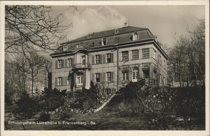 Frankenberg Sachsen Erholungsheim Lützelhöhe