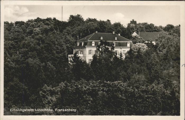 Frankenberg Sachsen Erholungsheim Lützelhöhe