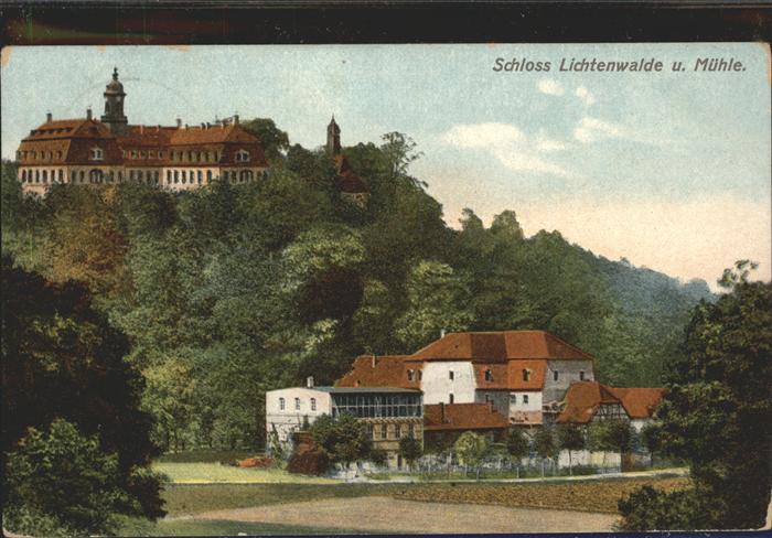 Lichtenwalde Sachsen Schloss und Mühle