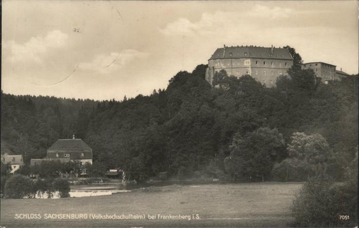 Frankenberg Sachsen Schloss Sachsenburg