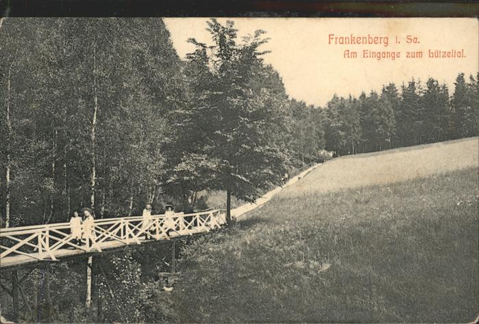 Frankenberg Sachsen Eingang zum Lützeltal