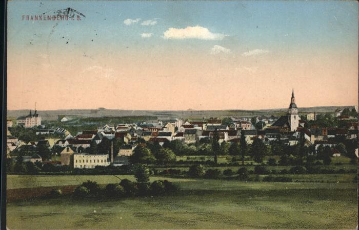 Frankenberg Sachsen Panorama Feldpost