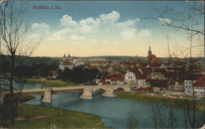 Rochlitz Sachsen Ortsansicht