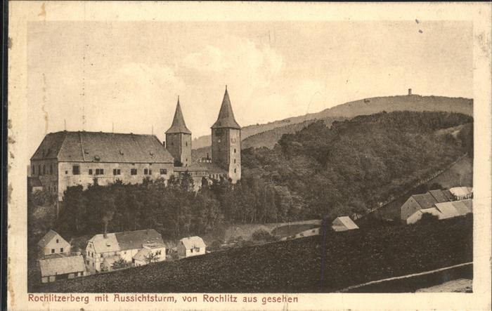 Rochlitz Sachsen Schloss Aussichtsturm Rochlitzerberg