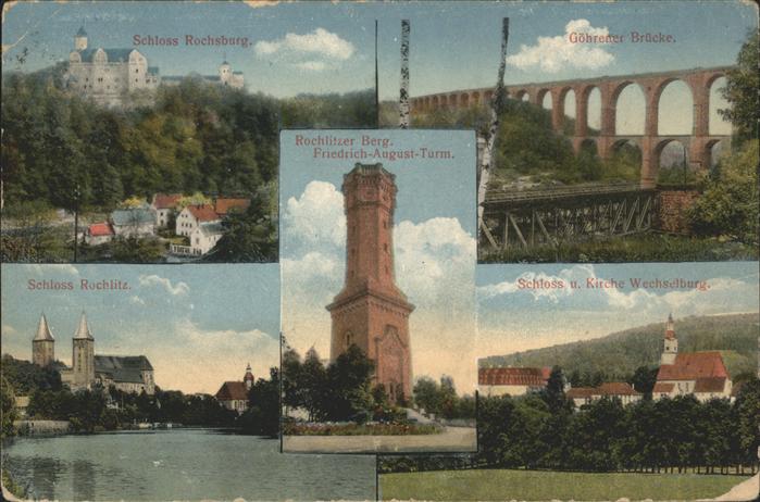 Rochlitz Sachsen Schloss Rochsburg Göhrener Brücke Schlo