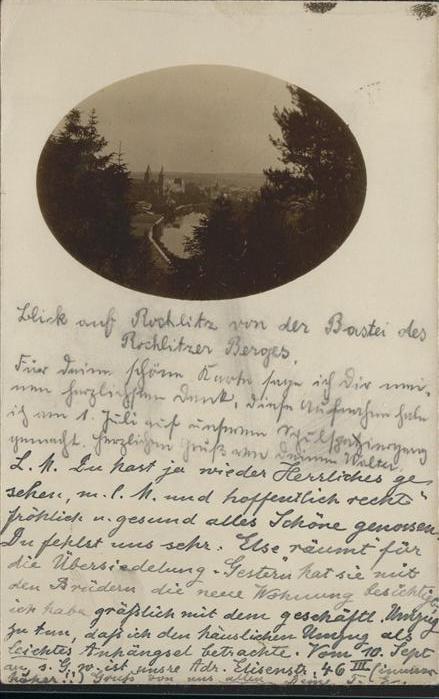 Rochlitz Sachsen Blick von der Bastei