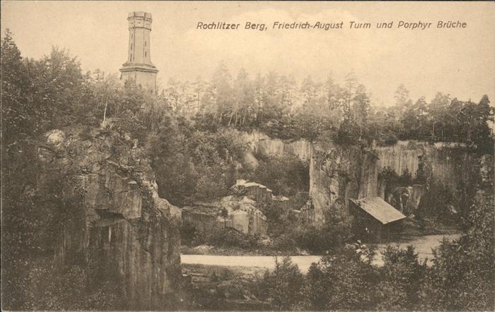 Rochlitz Sachsen Friedrich August Turm und Porphyrbrüche