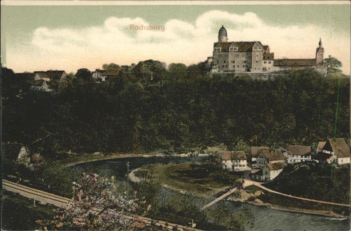 Rochsburg Schloss mit Muldenpartie